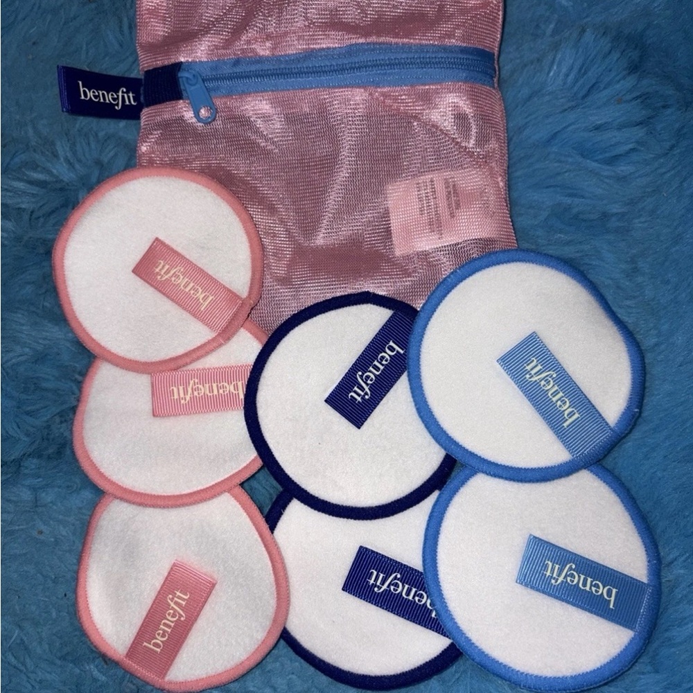 Benefit Pink and Blue Makeup Remover Pads